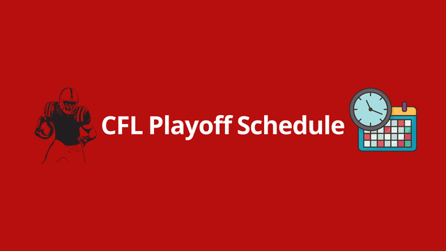 2023 CFL Playoff Schedule